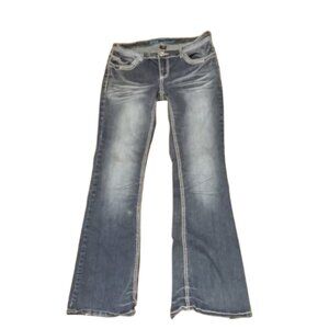 size 7/8 womens Ariya jeans y2k flare